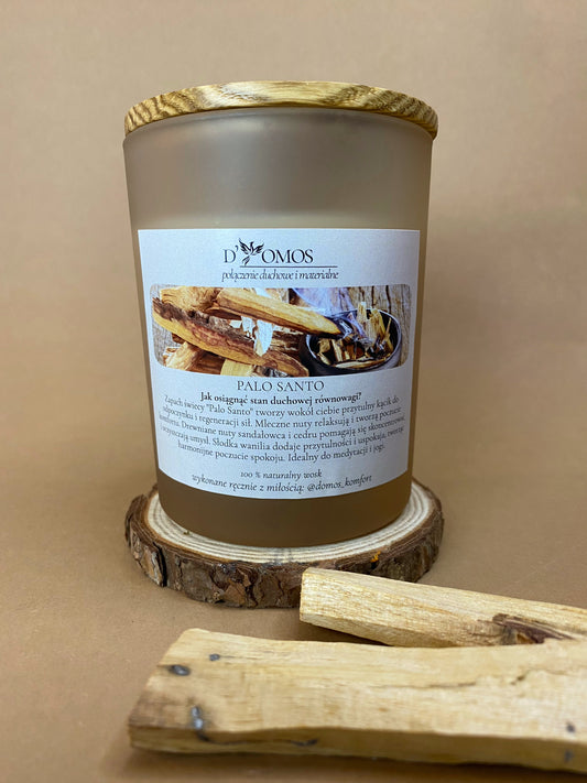 Świecą zapachowa sojowa "Palo santo" 280 ml