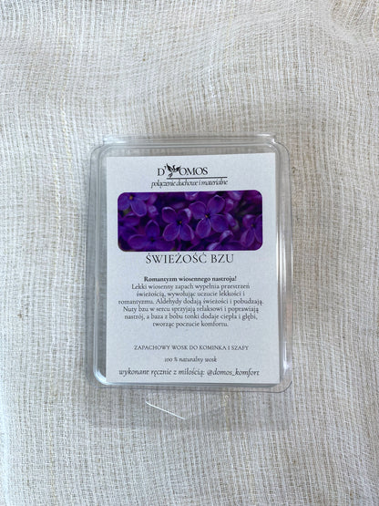 Wosk zapachowy (Wax melts) do kominków zapachowych i do aromatyzowania szaf "Świeżość  bzu"