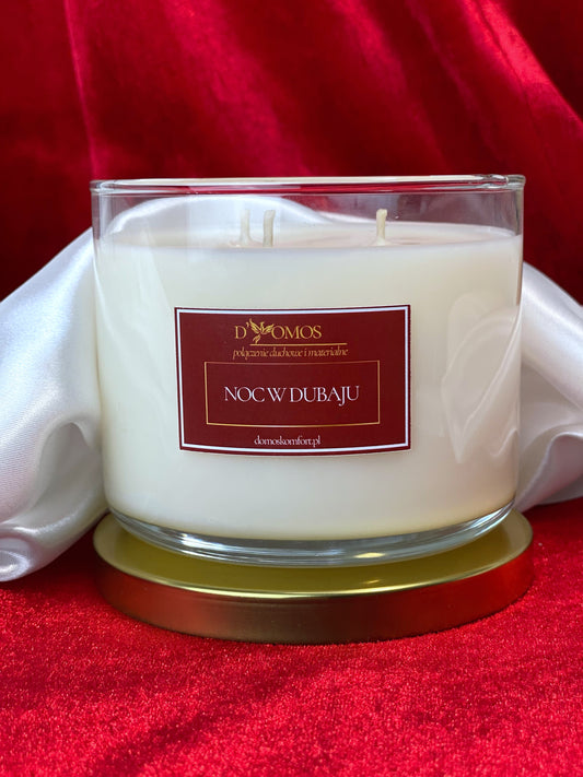 Świeca zapachowa naturalna "Noc w Dubaju" 535 ml